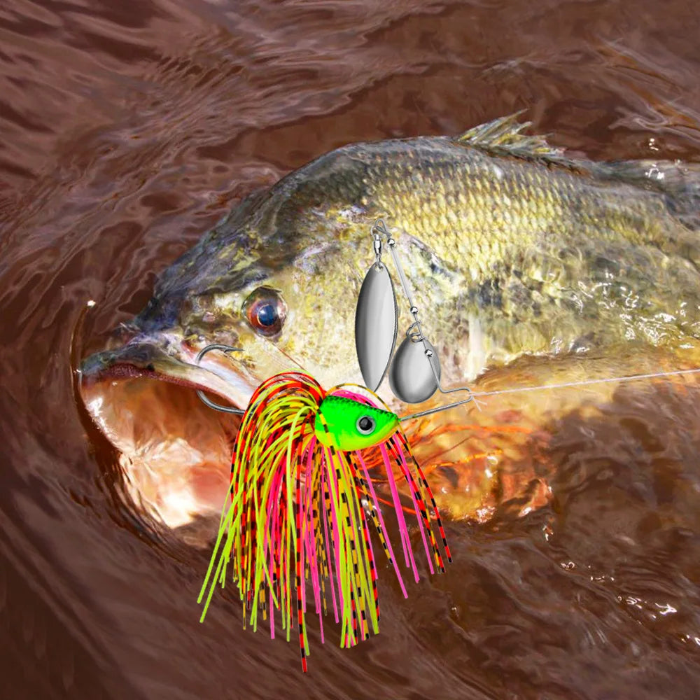 Sequin Lure Bait5Colorful Tassel Mustache Alloy10g15g20gFishing Gear