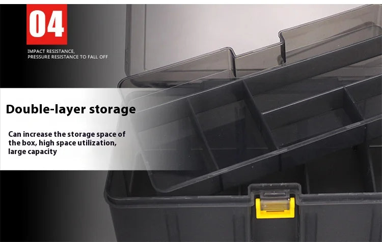 1Pcs Fishing Tackle Box Large Capacity Fishing Accessories Tool Storage Box Fish Hook Lure Fake Bait Box Fishing Supplies