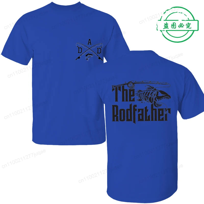 Men's Clothing Funny Fishing Shirt for Dad Print TShirt Fisherman Tee with Dad Joke Funny Tees Fashion Graphic Tshirts Clothing