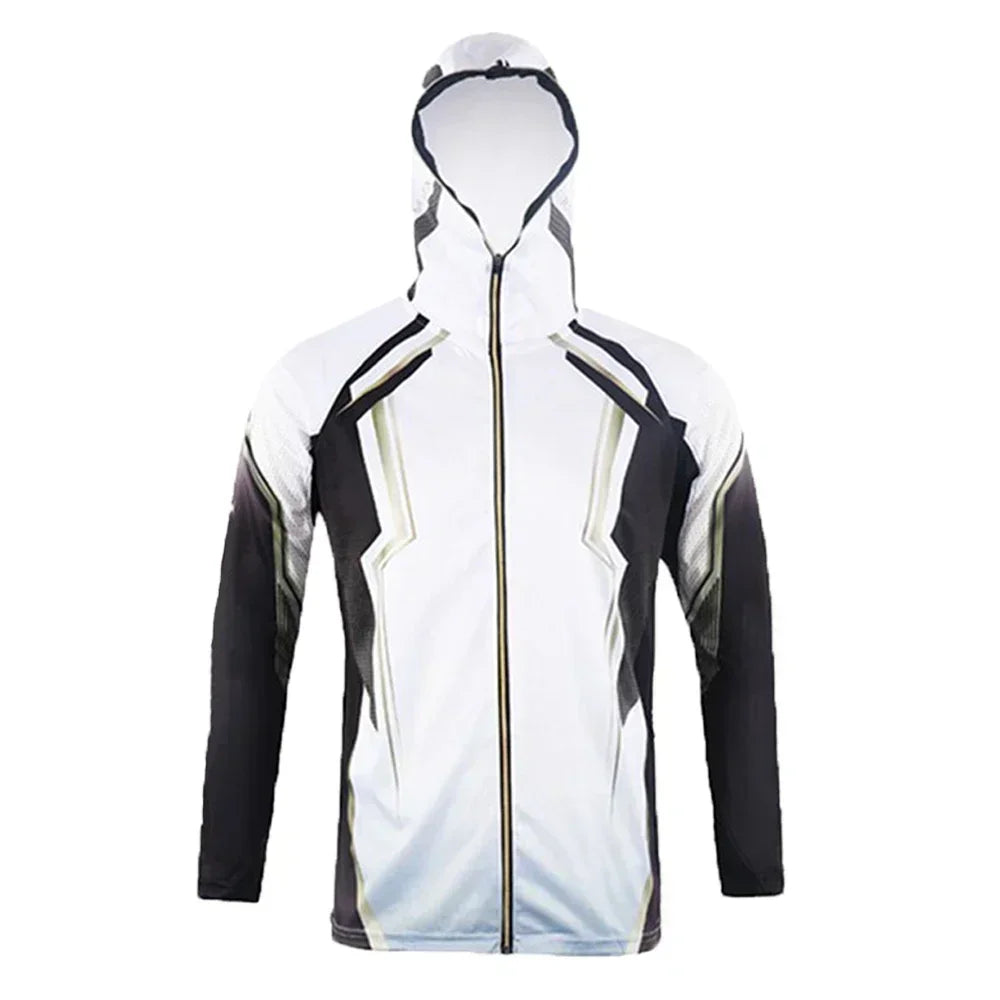 Fishing Clothing Hooded Summer Sun Protection Long Sleeve Fishing Jerseys Breathable Professional Men Fishing Shirt