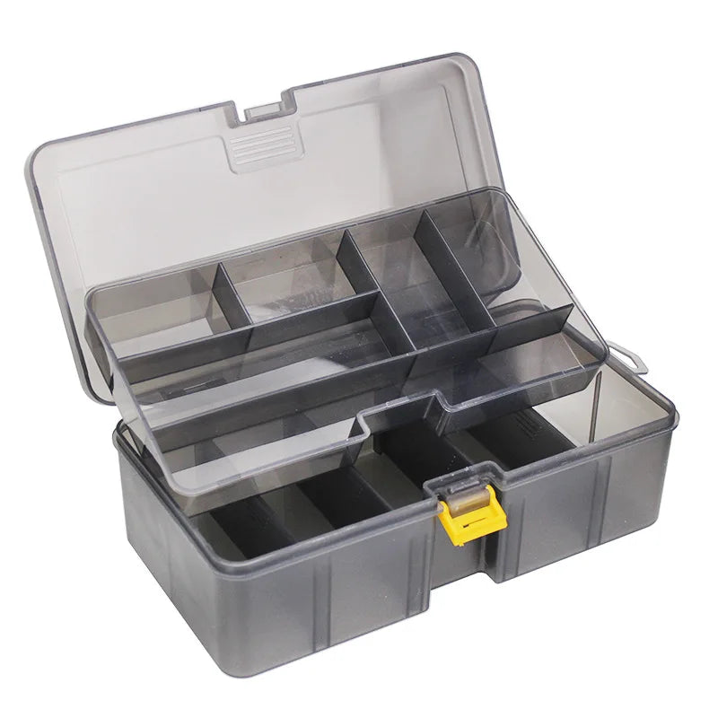 1Pcs Fishing Tackle Box Large Capacity Fishing Accessories Tool Storage Box Fish Hook Lure Fake Bait Box Fishing Supplies
