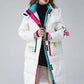 Winter Clothing Glossy Waterproof Coat Women Long 90% White Duck Down Coat Thick  Loose Outerwear Warm Down Jacket Hooded Parkas