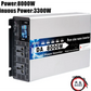 Solar Inverter 8000W 10000W 12000W Power Pure Sine Wave Inverters Inversor 24v 110v Onda Pura 12v 48v 220v Car Voltage Converter