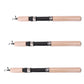 FISH KING Ice Fishing Rod Winter Short Fiber Telescopic Pole Portable Fish Trackle Accessories for Freshwater Saltwater
