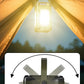 Solar Camping Light，USB/Solar Recharge Portable Lamp with 2000mAh Battery 6 Lighting Modes Outdoor Portable Hanging Tent Light