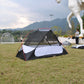 Waterproof and Windproof 1 Person Tent, Camping Tent,Aluminum Pole Backpacking Tent Can Be Cot Bed Tent Not Include the Bed