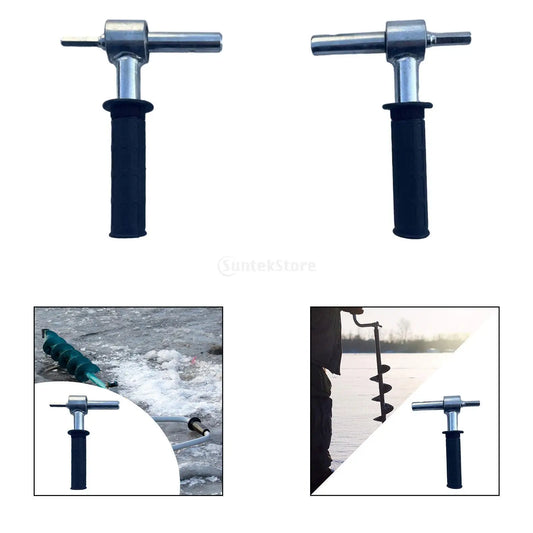 Ice Drill Adapter Ergonomic Drill Conversor for Camping Ice Fishing Ice Insert Sewing Outdoor Sports Setting up Ice Fishing Tent