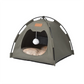 The pet tent is comfortable, breathable, scratch-resistant and wear-resistant, universal in all seasons, odorless and washable.