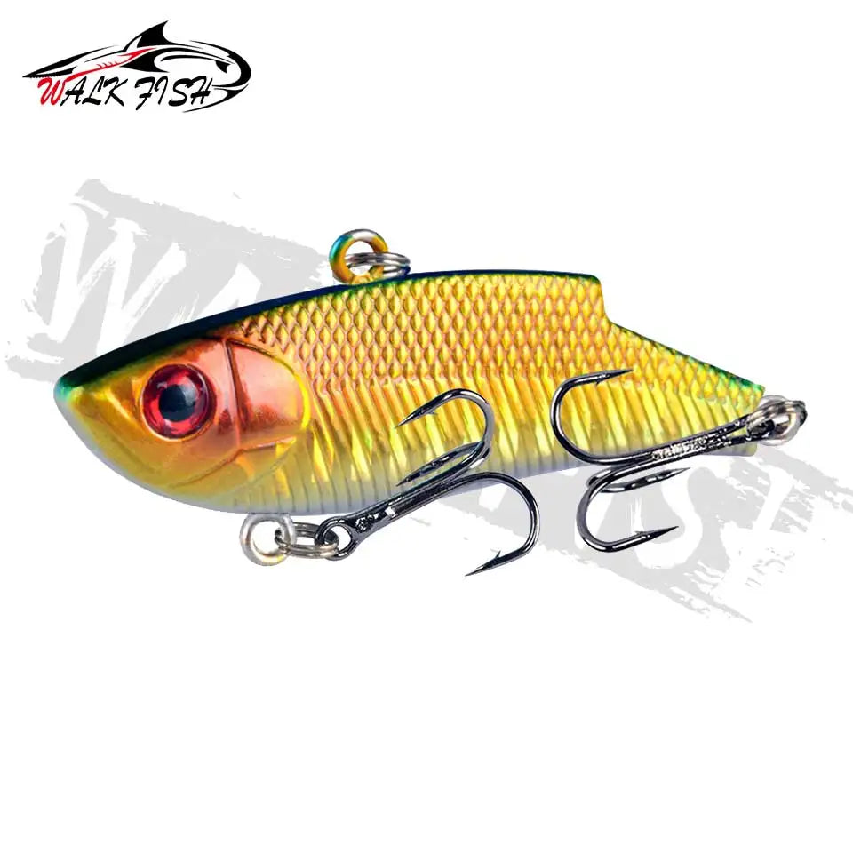 WALK FISH 5.5cm 10g Tough Fishing Lure VIB Rattlin Hook Fishing Sinking Vibration Rattlin Hooktion Bait Pencils Fishing Gear