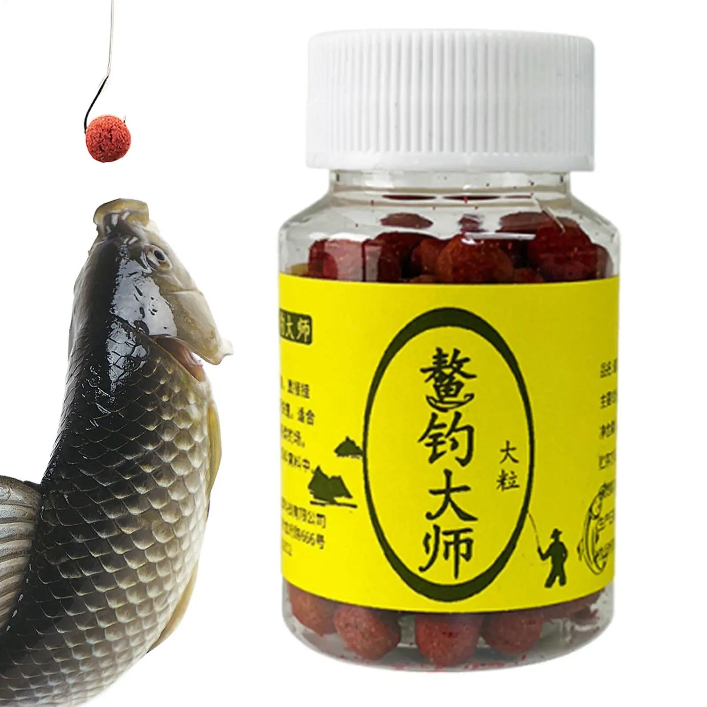 Freshwater Fish Attractant Fishing Bait Additive Natural Flavor Particle Fishing Lure Concentrated Fish Bait Fishing Food Bait