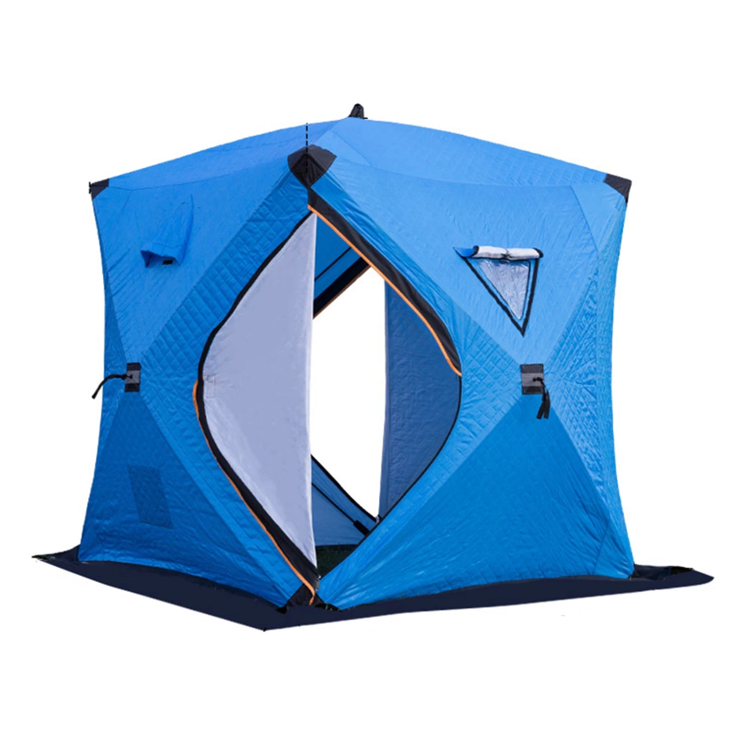 Easy Set-up Winter Fishing Tent Ice Fishing Tent Portable Ice Fishing Shelter Waterproof & Windproof Winter Fishing Equipment