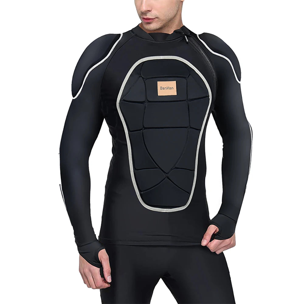 Winter Skiing Jacket Snowboard Wear Body Back Chest Armor Women Warm Underwear for Man Motorcycle Snowboarding Protective Suit