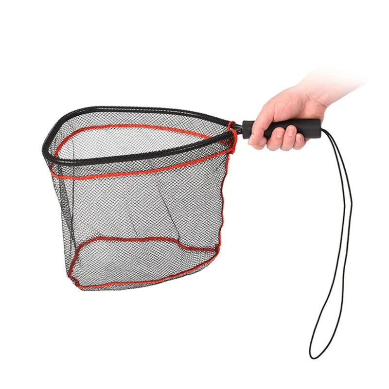 Floating Fishing Net for Salmon, Fly, Kayak, Catfish, Bass, Trout Fishing, Rubber Coated Landing Net