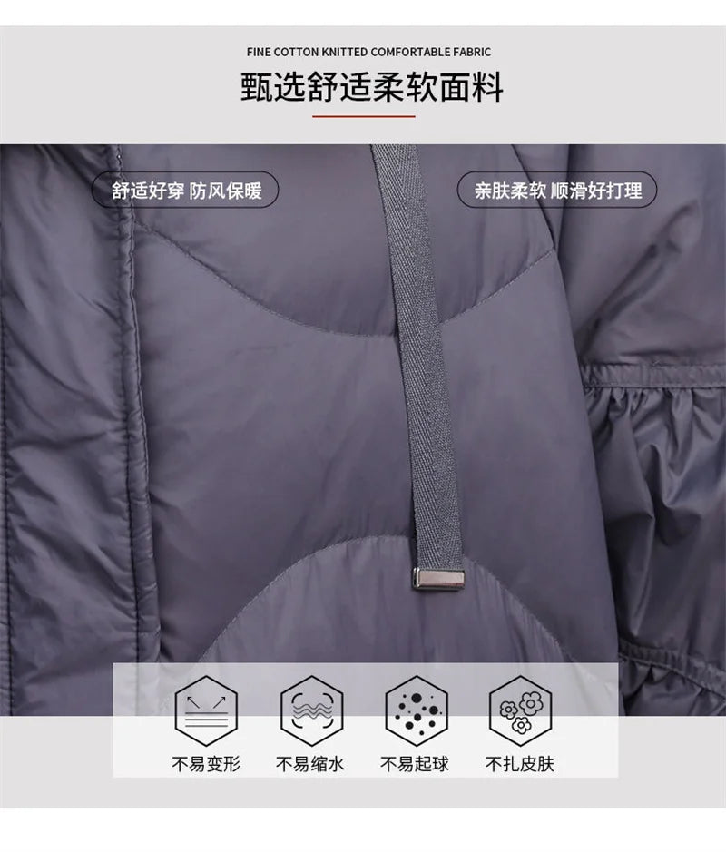 Winter Clothes Women Basic Jackets Warm Thick Down Cotton Jacket Female Short Hooded Fashion Padded-Cotton Jacket Parkas Mujer 2