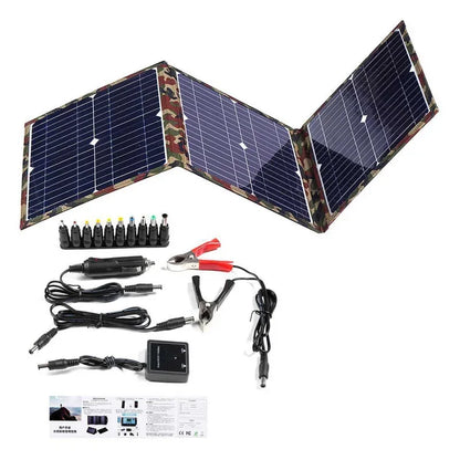 Solar Panel Kit Complete Camping Foldable 800W Solar Power Station MPPT Portable Generator Charger 18V for Car Boat Caravan Camp