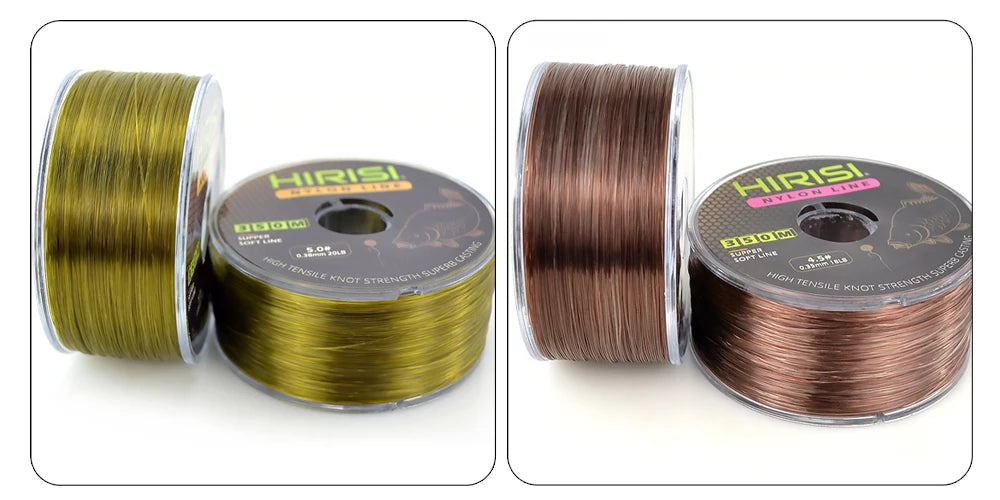 Hirisi 350m Super Strong Fishing Line Japan Monofilament Nylon Carp Fishing Line Fishing Accessories Nylon Line
