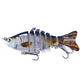 10cm 15g 7-segement Swimbait Pike Wobblers Crankbait Fishing Lure Multi Jointed Hard Bait Musky Sinking Isca Artificia