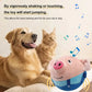 Cartoon Pig Active Moving Pet Plush Toy Washable Talking Moving Dog Ball Toy Pet Bouncing Balls for Dogs Cats