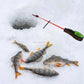 Ice Fishing Rod, Mini Portable Spinning Rods, Winter Top Tip Fish Spinner Rods