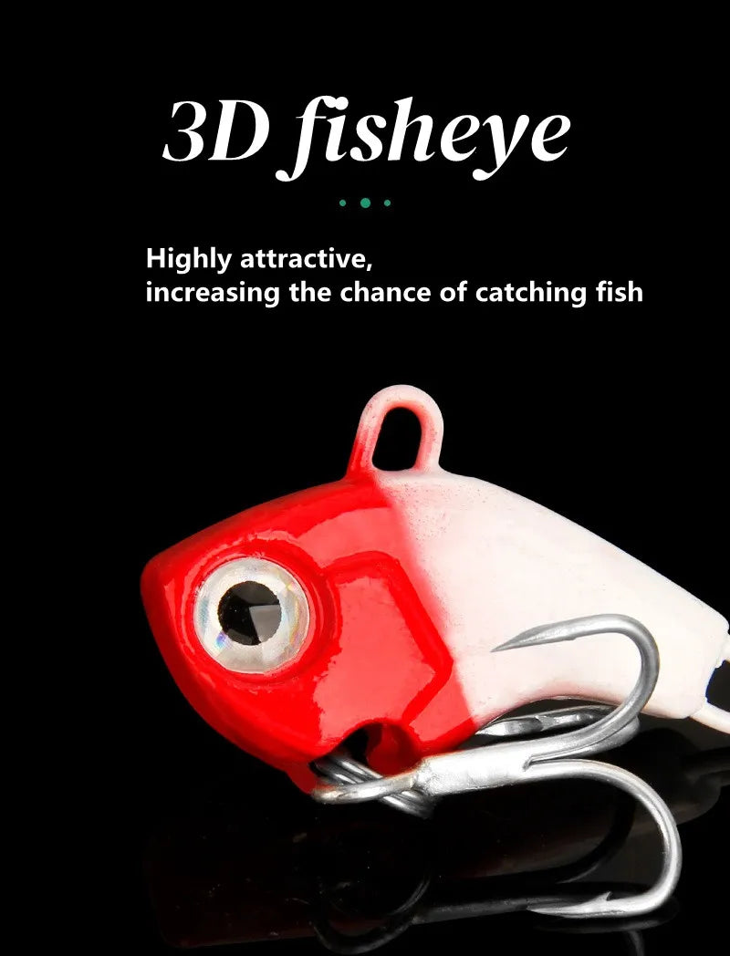 Fishing Lure Set 5pcs Wobble Rotating Metal VIB Vibration Bait Spinner Spoon Jig Sea Lures Artificial Hard Baits Sequins Tackle