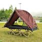 Waterproof and Windproof 1 Person Tent, Camping Tent,Aluminum Pole Backpacking Tent Can Be Cot Bed Tent Not Include the Bed
