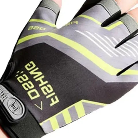 Ice Silk Fishing Gloves Breathable Thin Sun Protection Anti-Slip Routes for Angling
