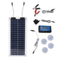 Polycrystalline 100W Solar Panel with Controller 18V Solars Charging Plate Outdoor Camping Power Station Powerful Solar Panels