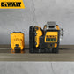 Dewalt DW089LG 12-Line Green Beam Laser Level - 360° 3-Side Coverage, 12V Li-Ion, Jobsite Ready for Any Task