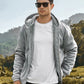 Winter Warm Sherpa Lined Coat for Men Heavyweight Plush Fleece Jackets Outwear Long Sleeve Zip Up Hoodie Sweatshirt Tops Outfits