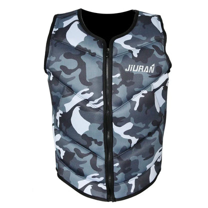Lightweight Breathable Summer Camouflage Fishing Vest with Built-in Life Jacket for Adults and Kids No Strap Design Life Vest