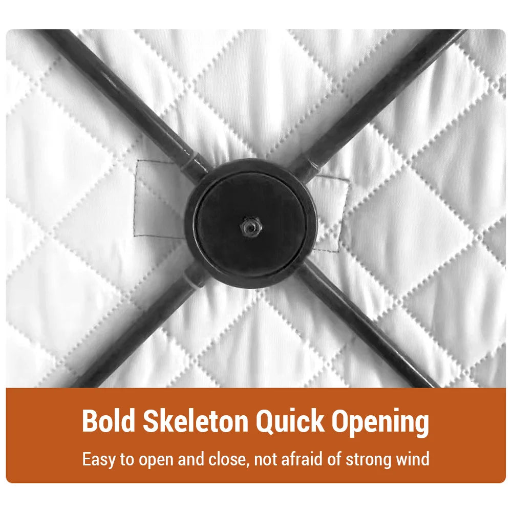 Easy Set-up Winter Fishing Tent Ice Fishing Tent Portable Ice Fishing Shelter Waterproof & Windproof Winter Fishing Equipment
