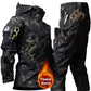 Winter autumn fleece warm waterproof suit men's jacket tactical outdoor hiking fishing camping sportswear jacket