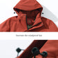 Winter Warm Waterproof Cotton Padded Jacket Men's Hiking Climbing Trekking Skiing Rain Parka Coat Men Windproof Windbreaker Coat