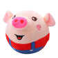 Cartoon Pig Active Moving Pet Plush Toy Washable Talking Moving Dog Ball Toy Pet Bouncing Balls for Dogs Cats