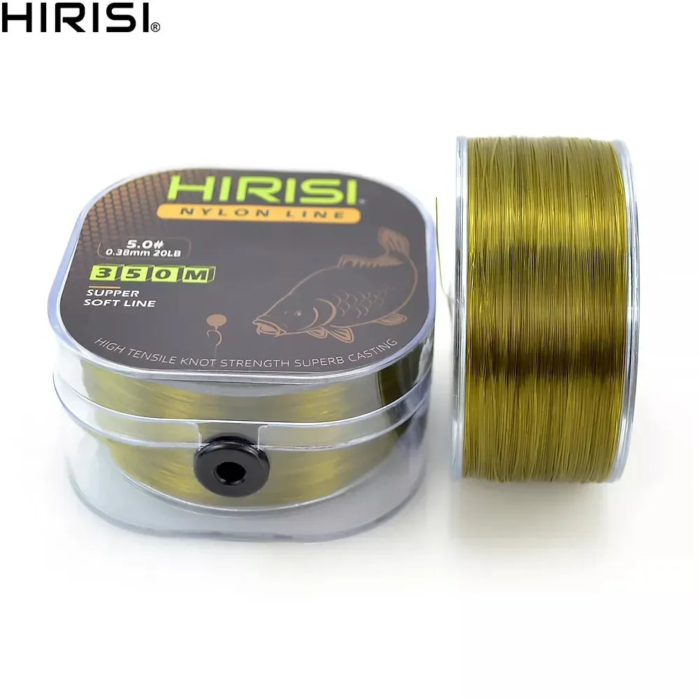 Hirisi 350m Super Strong Fishing Line Japan Monofilament Nylon Carp Fishing Line Fishing Accessories Nylon Line