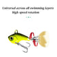 Fishing Lure Set 5pcs Wobble Rotating Metal VIB Vibration Bait Spinner Spoon Jig Sea Lures Artificial Hard Baits Sequins Tackle