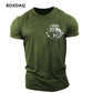 Outdoor Fishing Clothing Men's T-Shirts Short Sleeve Fish Print O-Neck Fitness Sports Tops Summer Beach Casual O-Neck Male Tees
