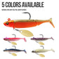TAIYU Hot Sale Fishing Lures 20g Jig Head T-tail Silicone Soft Lure Wobbler Metal Spinner Spoon Bait For Pike Trout Bass Fishing