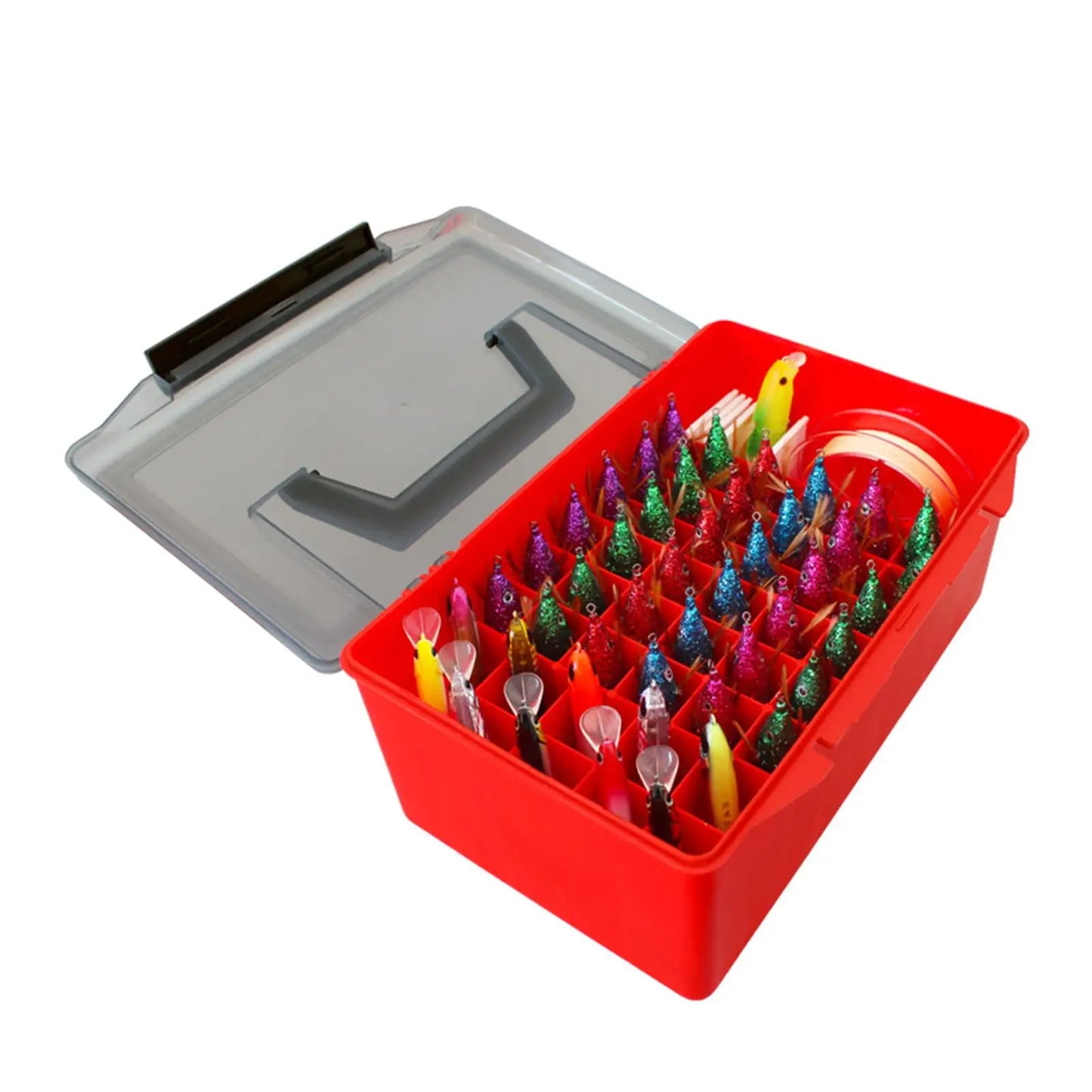 Lure Box Tackle Box Multifunction Multipurpose Organizer Box Fishing Box Storage Box for Freshwater Saltwater Fishing Lures