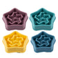 Pet Cat Dog Slow Food Bowl Fat Help Healthy Round Anti-choking Thickened And Non-slip Multiple Colors Shapes