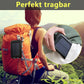 Solar Power Bank 20000mAh Charging Portable Charger Phone External Battery with SOS Flashlight 2-USB Outdoor Powerbank