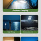 Solar Powered Portable Camping Light with Strong Magnetic Base for Home Emergency Construction Site Outdoor Work Lamp