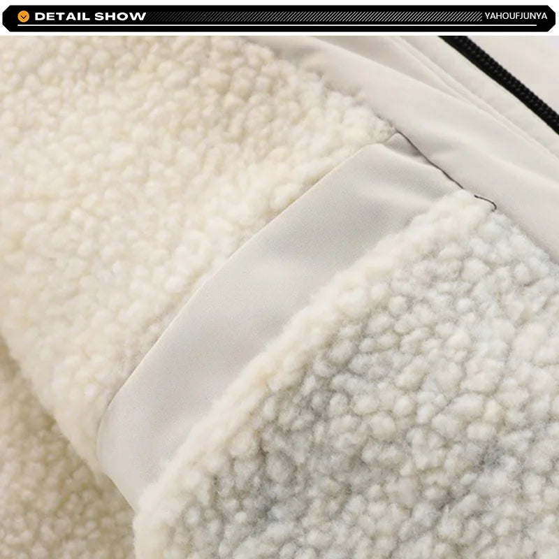 New Winter Men Outwear Fleece Warm Removable Hooded Hiking Jacket Men Outdoor Windproof Casual Fashion Jacket Coat Male Clothing