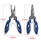 Fishing Pliers Grip Fishing Tackle Gear Hook Recover Cutter Line Split Ring Fishing Accessories Use Tongs Multifunction Scissors