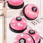 1pc Pet Toy Training Dinner Small Bell Footprint Dog Toys for Teddy Puppy Pet Call Puppy Accessories Pet Toys