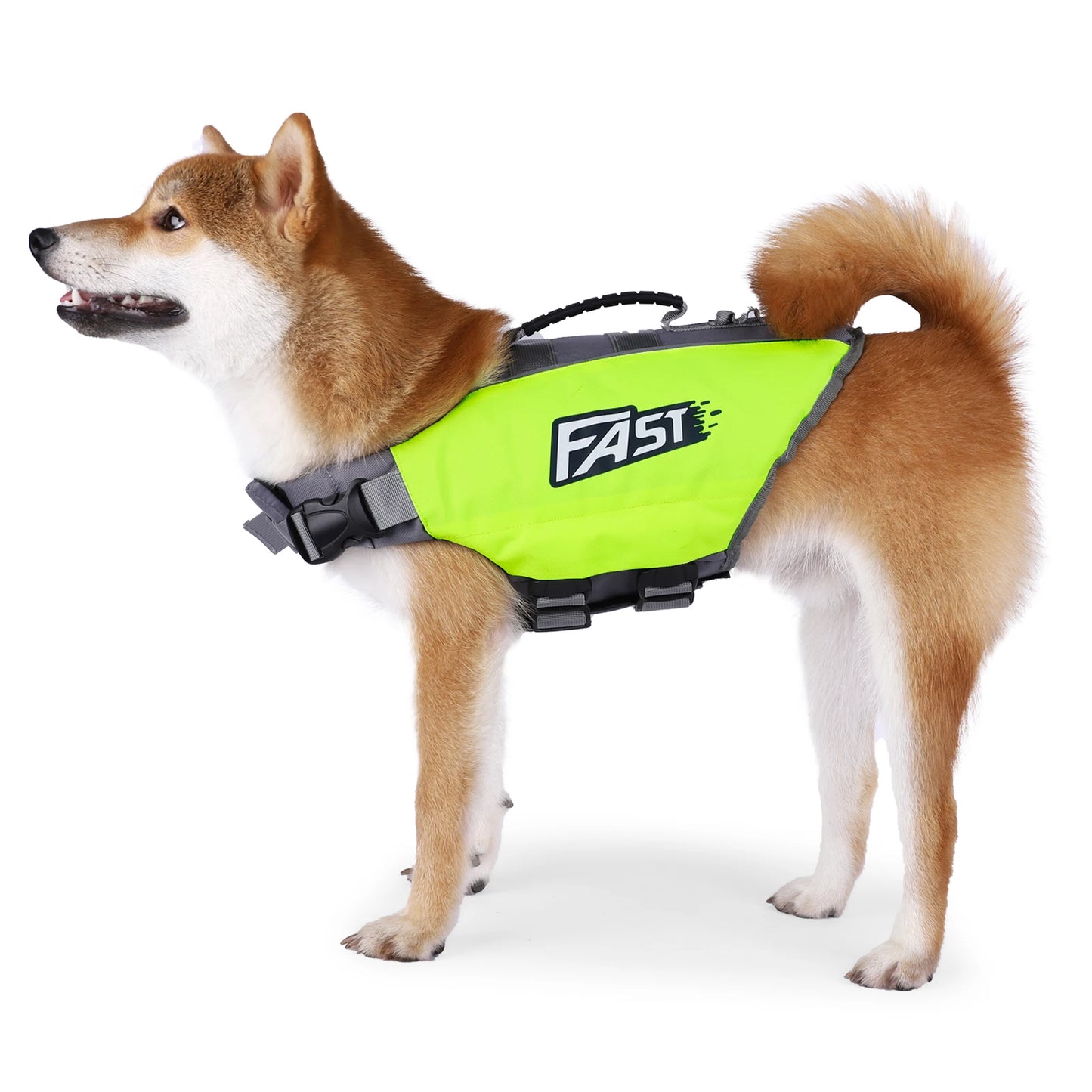 Dog Life Jacket,Dog Life Vest,Reflective Puppy Lifejacket with Buoyancy and Rescue Handle, Adjustable Safety Dogs Floating Vests