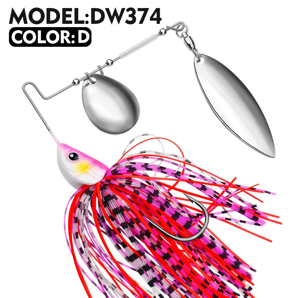 Sequin Lure Bait5Colorful Tassel Mustache Alloy10g15g20gFishing Gear